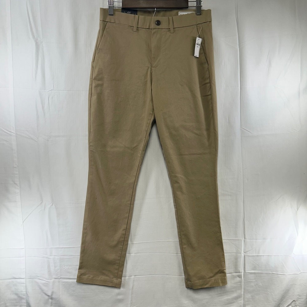 Gap Slim Fit Khakis Mens 29x30 Tan GapFlex Water Resistant Chino Pants